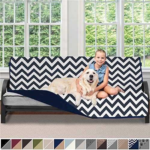 Sofa Shield Original Patent Pending Reversible Futon Protector for Seat Width up to
