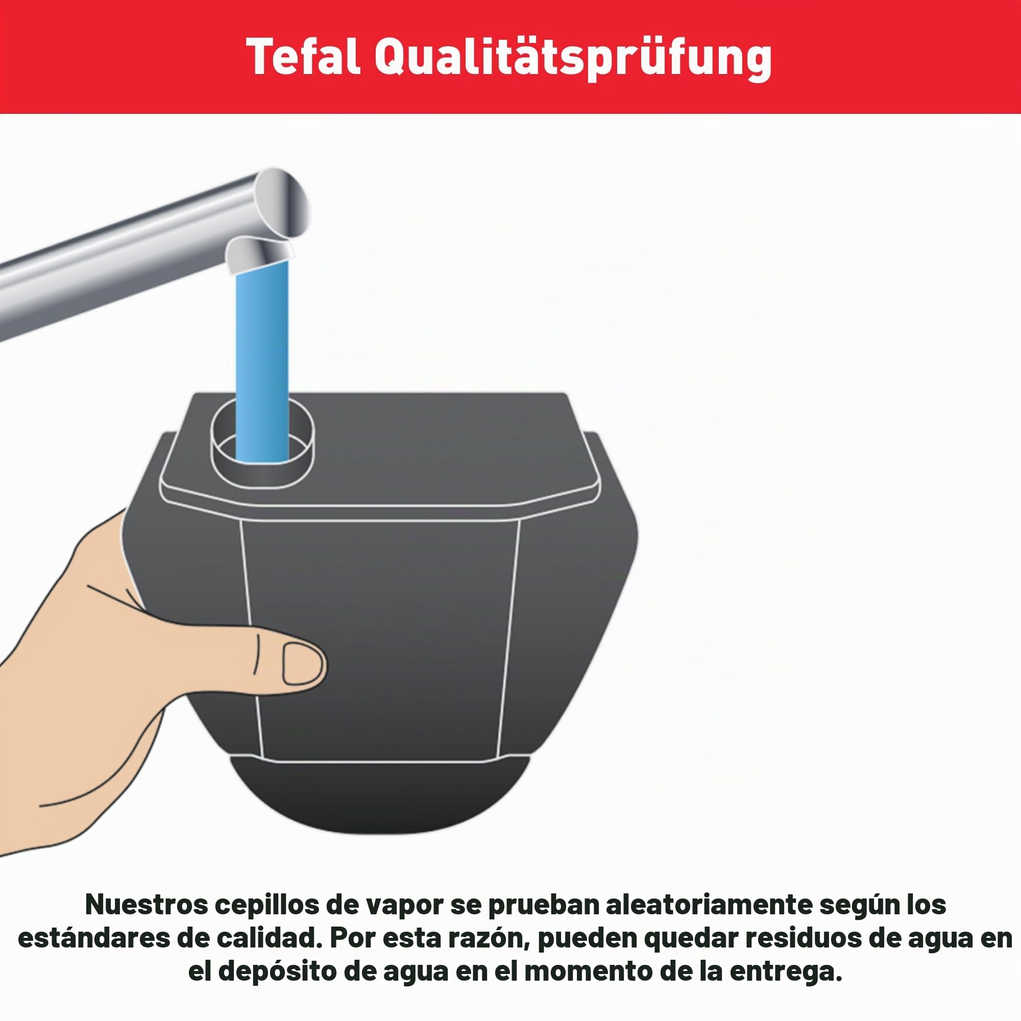 Tefal DT7170 Access Steam Easy - Cepillo de vapor, 15 segundos de tiempo de calentamiento, 1400 W, hasta 25 g/min, depósito de agua de 150 ml, vapor de 8 minutos, cable de alimentación de 2,6 m,