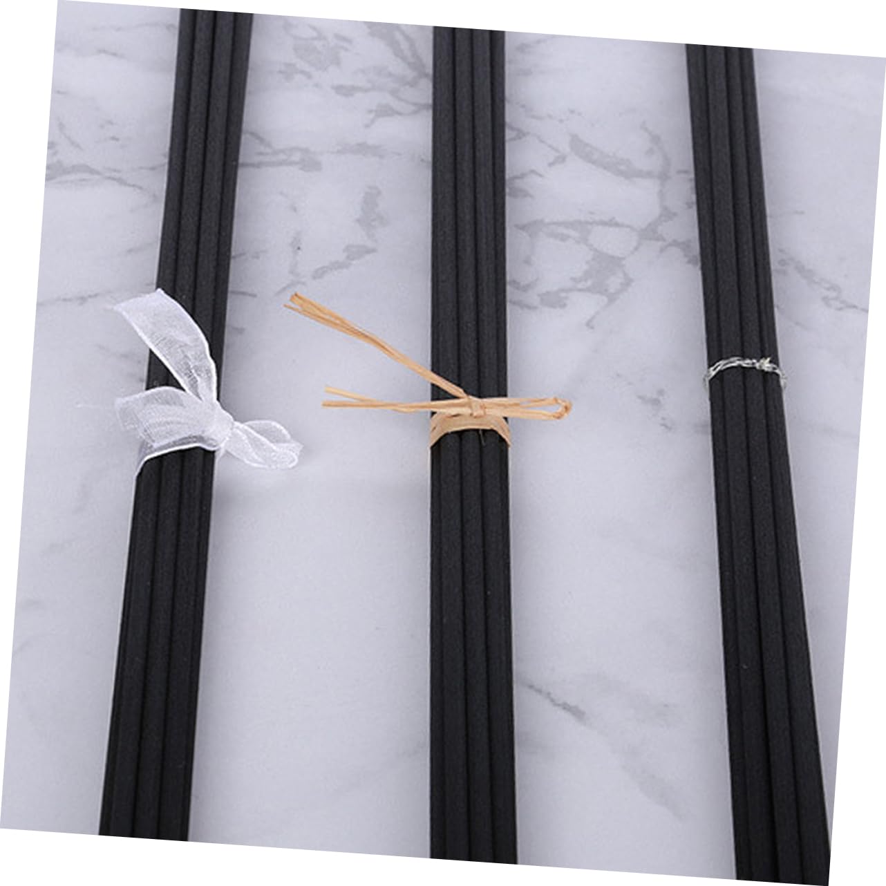 HOMOCONO 80pcs Diffuser Sticks Black Fiber Replacement for Home Bathroom and Office Fragrance Easy Use and Air
