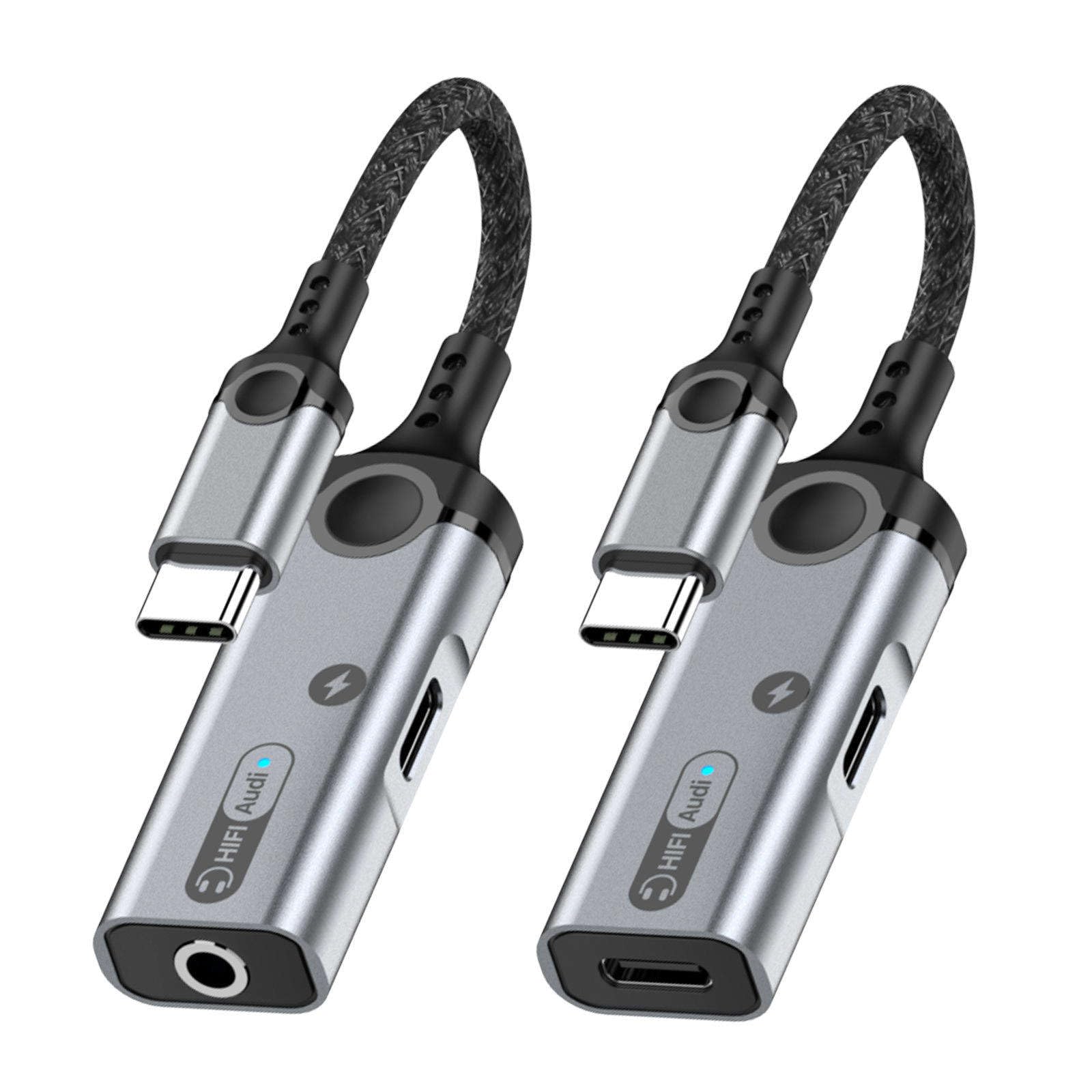WISTAR 3-in-1 Type C to 3.5 mm Connector, PD 60W Type C Adapter Fast Charging and 32bit/384KHz Lossless High-Resolution Audio for iPhone 17/17 Pro/17 Pro Max/16/15, Galaxy S26/S25/S24/S23, iPad-image-32