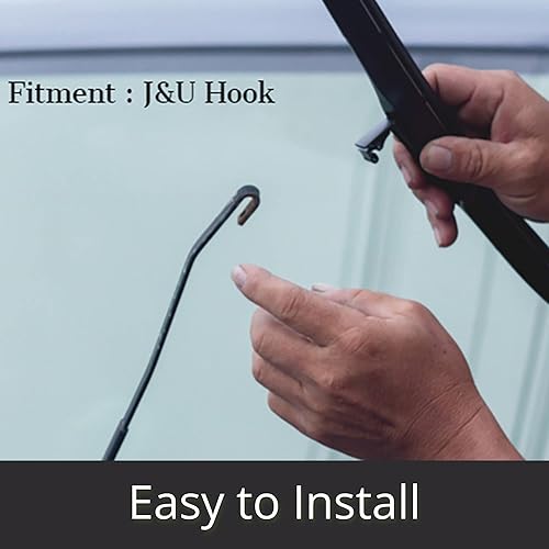 Miniatura 3 de Limpiaparabrisas 100% silicona de 18 pulgadas, repelente al agua, limpiaparabrisas para mi automóvil (paquete de 1)