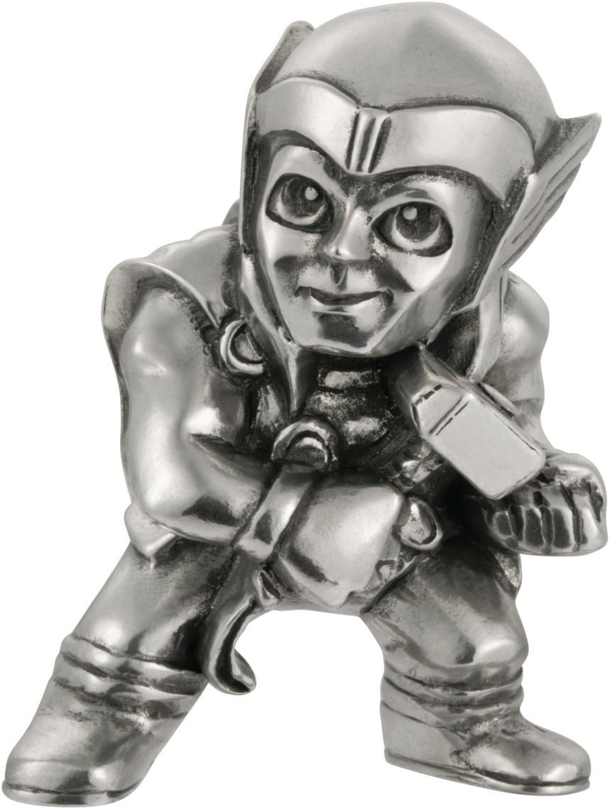 Royal Selangor Hand Finished Marvel Collection Pewter Thor Miniature Figurine