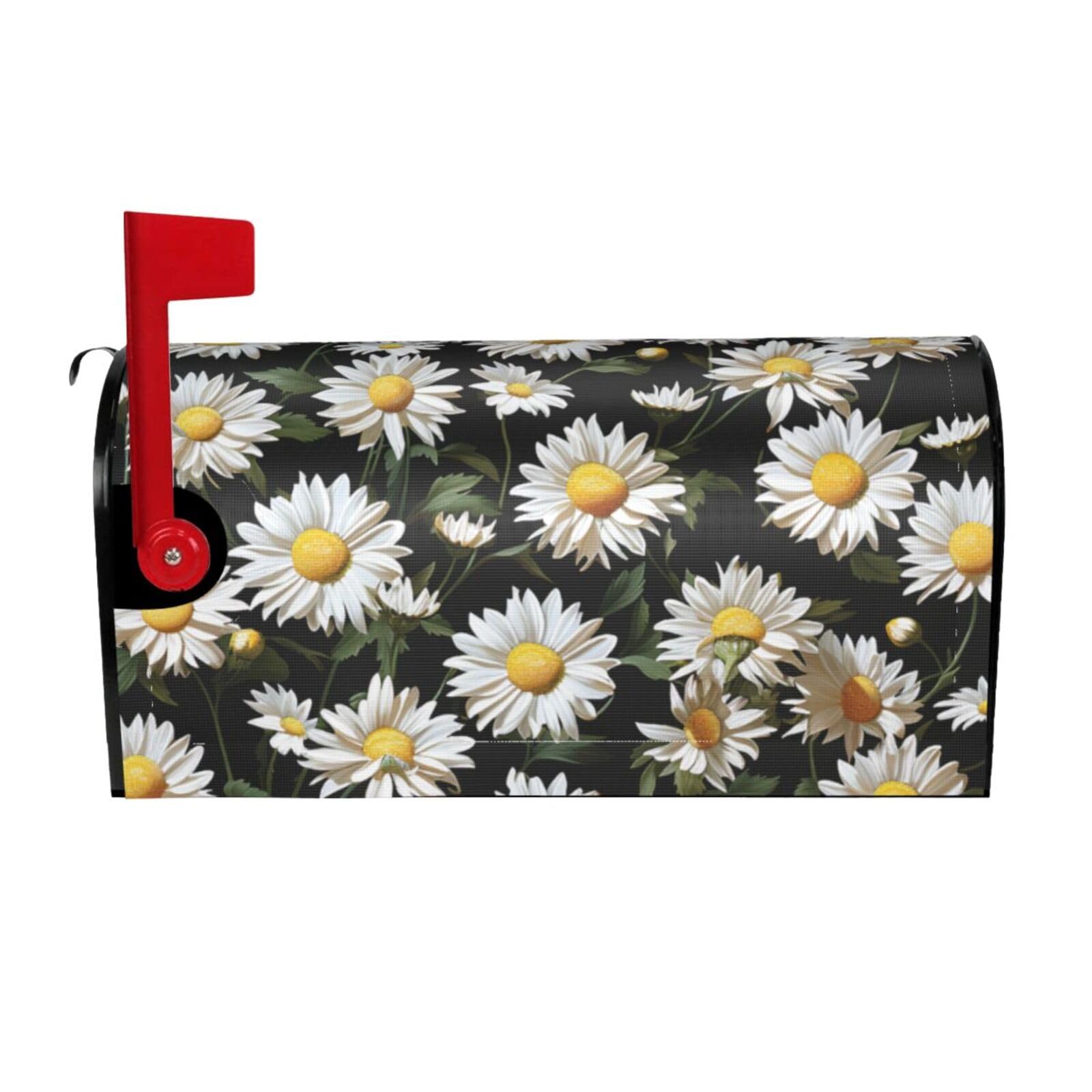 Daisy Mailbox Covers Magnetic Wraps Post Letter Box Cover Garden Home Decor 25.5x21 in