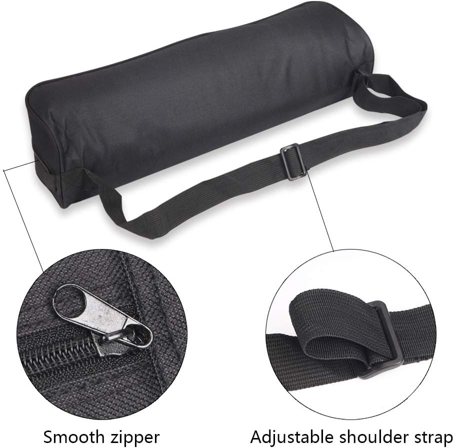 Tripod Carrying Case Bag with Shoulder Straps and Handles - Carries 17-Inch Long Tripods - For Light Stands, Boom Stands