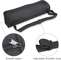 Vista 4 de Bolsa de transporte para trípode con correas para el hombro y asas, lleva trípodes de 17 pulgadas de largo, para soportes ligeros, soportes de pluma