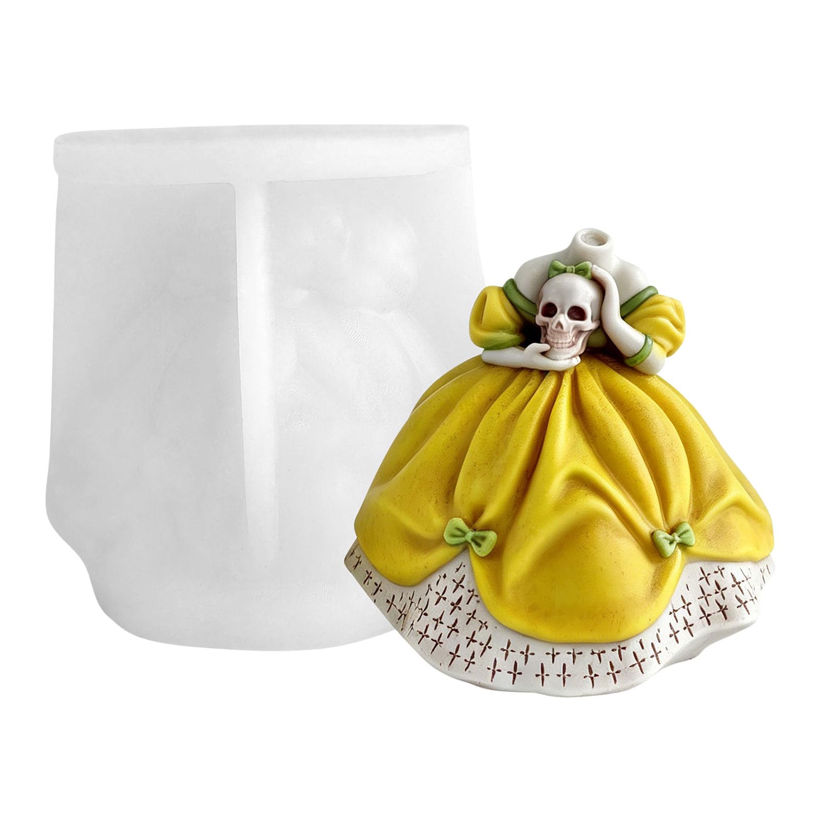 our fave 3D Skull Girl Silicone Molds Easy Demold Multipurpose Silicone for Epoxy Resin Soap Making Cast