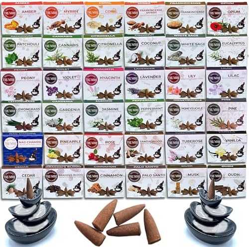 Backflow Incense Cones Pack of 20 Jasmine Scented main image 0