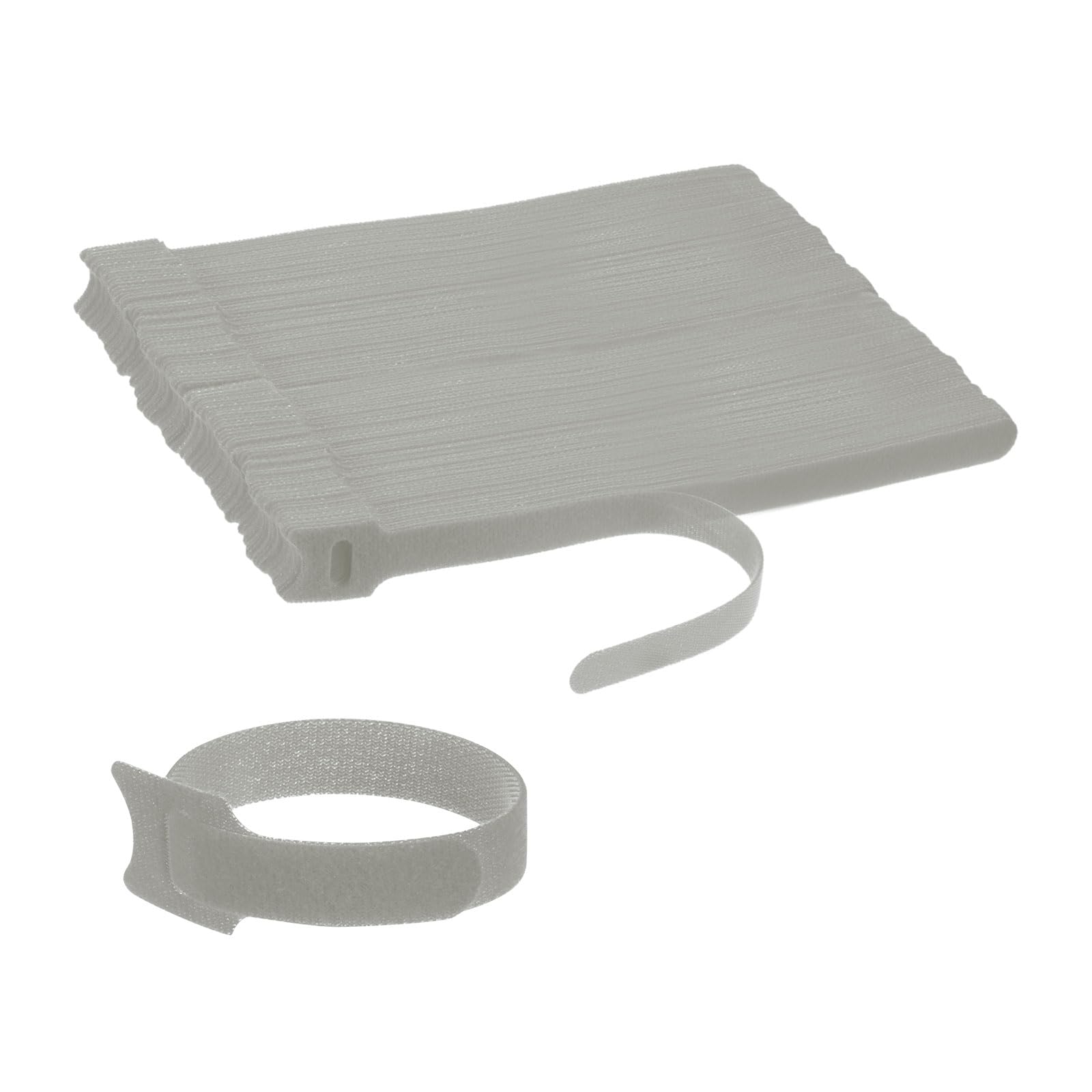 Attaches de câble réutilisables M METERXITY scratch gris de 20,3 cm