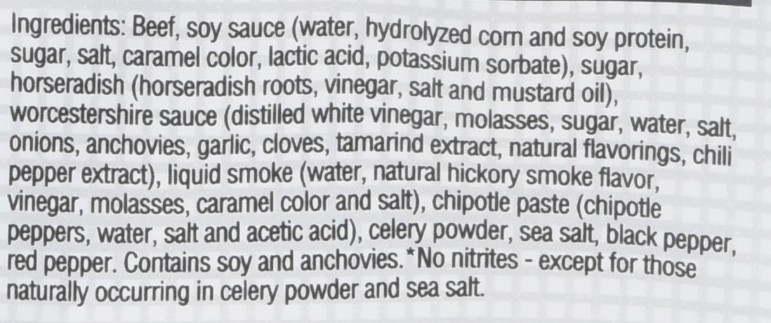 Chef's Cut Real Steak Jerky Chipotle Cracked Pepper, 2.5 Ounce, 8 Count