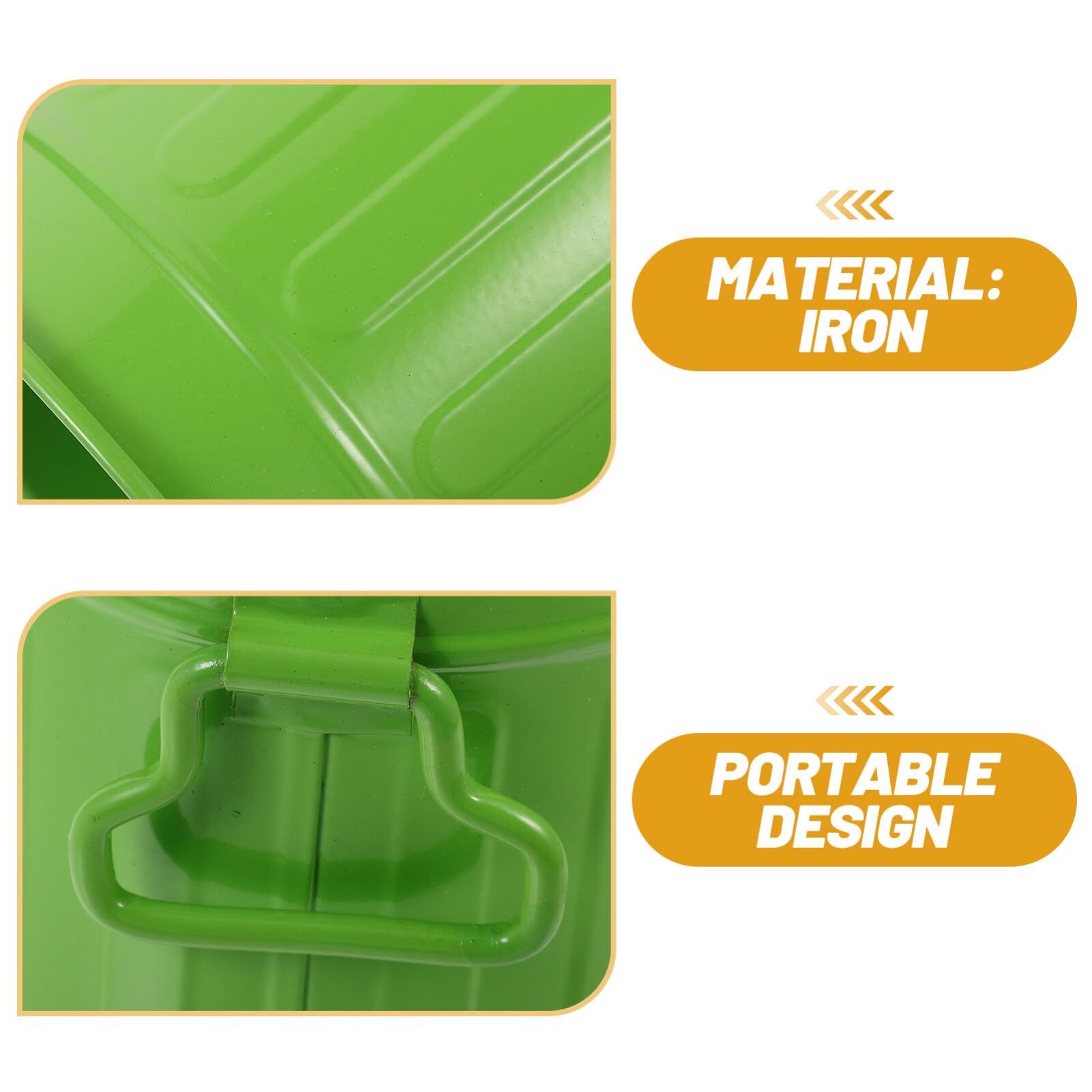 Mini Cestino Da Scrivania Con Coperchio Ribaltabile E 100 Sacchetti – Bidone Rifiuti Portaoggetti Per Auto, Ufficio, Cucina (Blu/Arancione, 14x14x21 Cm)
