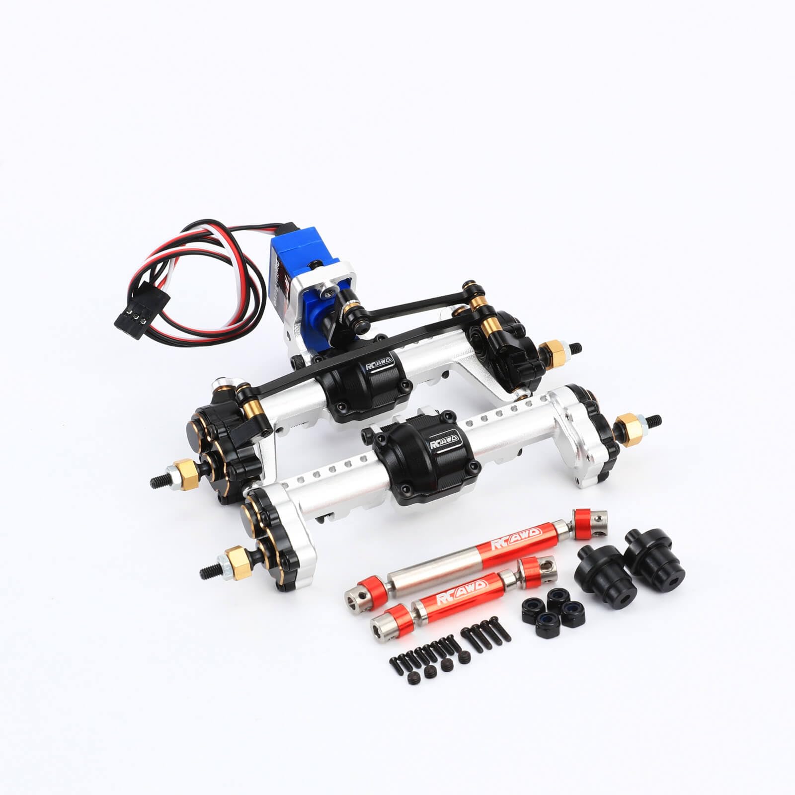 Amazon.com: RCAWD Full Metal F/R Diff Locker Portal Axles Traxxas