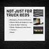 HERCULINER Professional Grade Truck Bed Liner Kit 2K Urethane, Black Spray or Roll-On Includes Liner, Hardener, Spray Gun & Rollers Covers 8 ft Bed Durable & Chemical Resistant