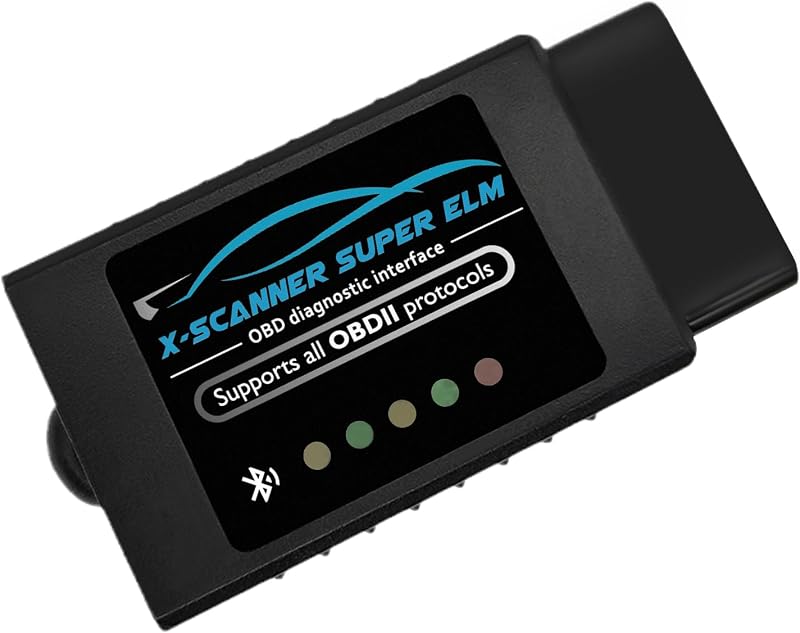 Obd2 Bluetooth ELM327 v1.4 Scanner with PIC18F25K80 Original Chip | ELM327 Car Code Reader Compatible for 1996+ Vehicles,Works with Torque App in Android,Windows and Symbian System(NOT iOS)