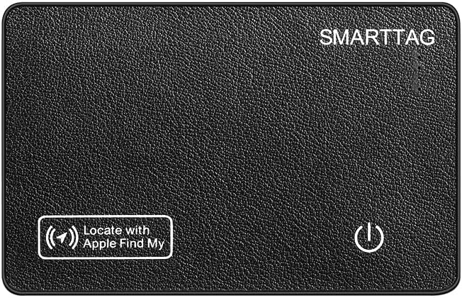 Wallet Tracker Card for Apple Find My (iOS Only) Compatible Smart Wallet Air Tag Tracking for Keys Luggage Anti-Loss Finder Tag Air Tags Card (Blue1 Stripe/1PC)