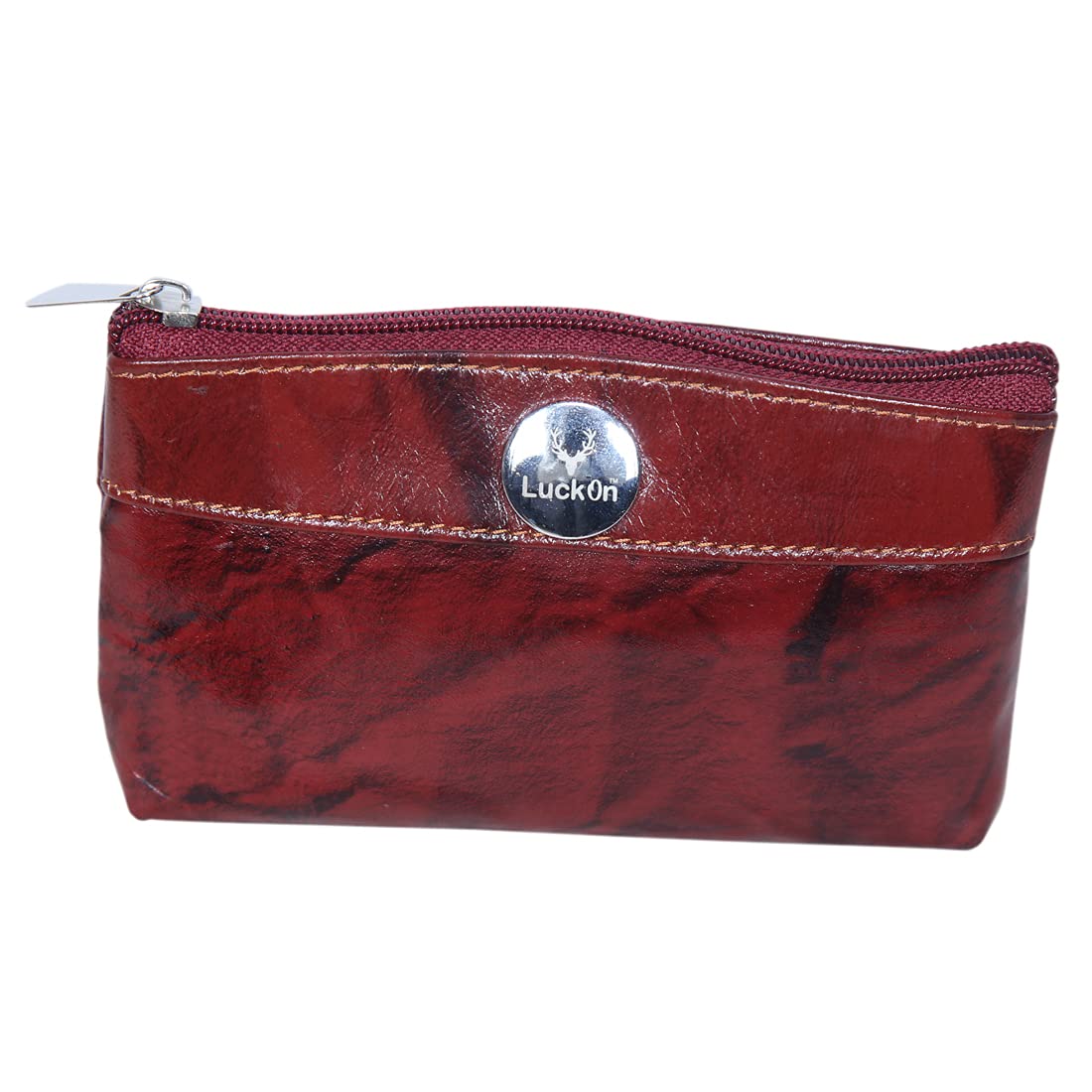 LuckOn Batwa Womens Genuine Leather Small Hand Purse, Hand Coin Purse for Ladies Size (L 5.50 x 3.50 H) INCH (MAROON) Hand Pouch Batua Clutch (B093T75YMQ) Amazon Price History, Amazon Price Tracker