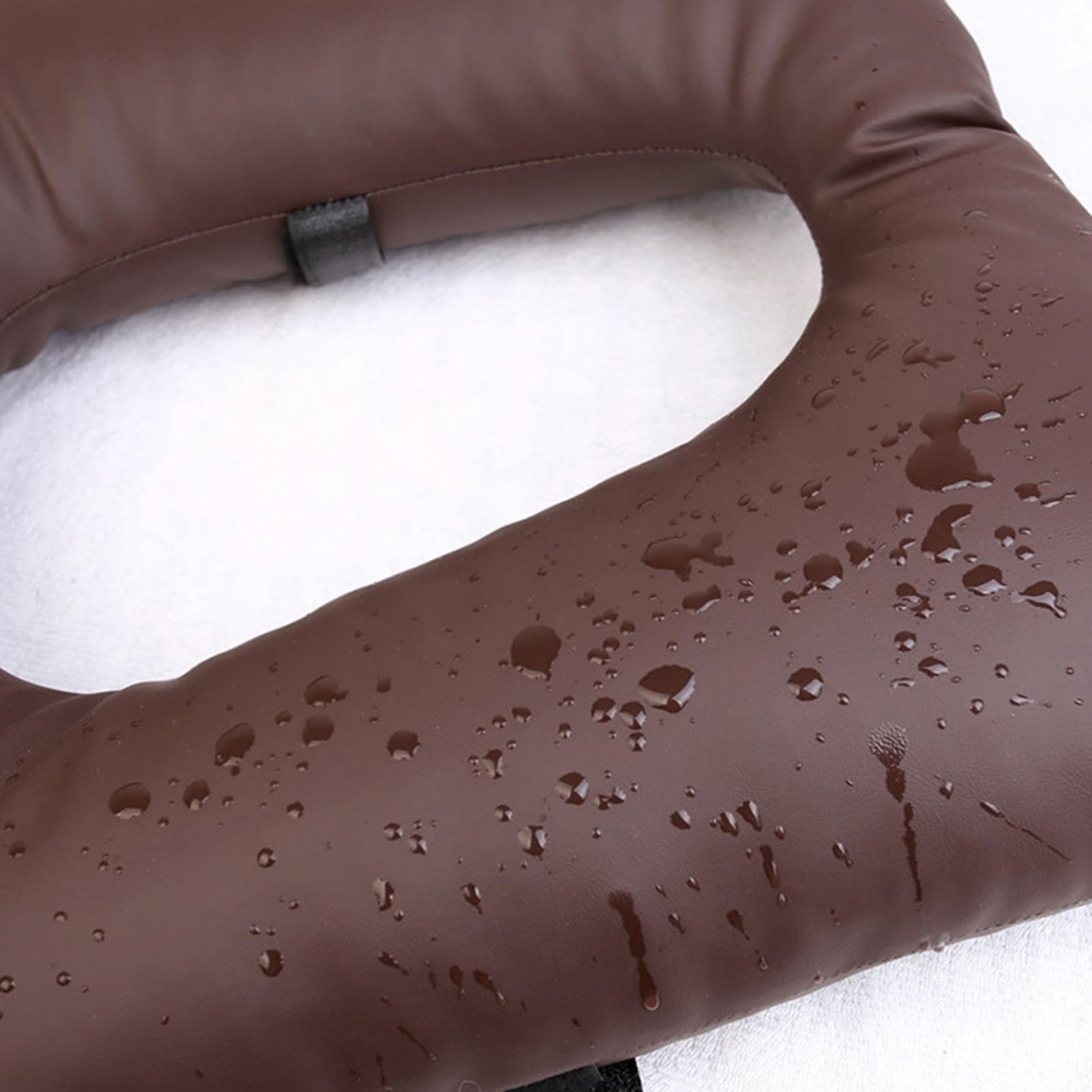 Rialzo per sedile WC altamente imbottito per anziani, confortevole pelle PU ispessita, rialzo confortevole per anziani – per donne e uomini, nonne, casa, bagno, appartamento hotel