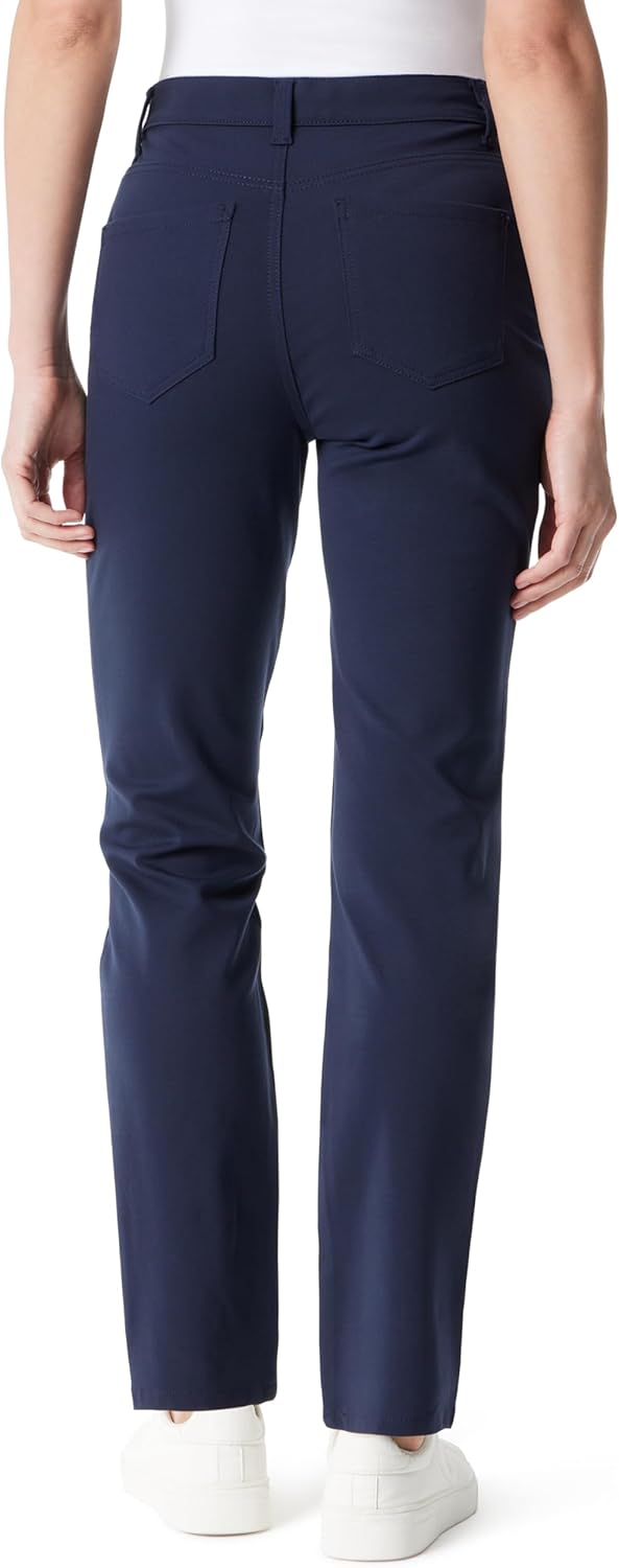 Gloria Vanderbilt Women's Amanda Ponte High Rise Knit Pant Standard - Image 2