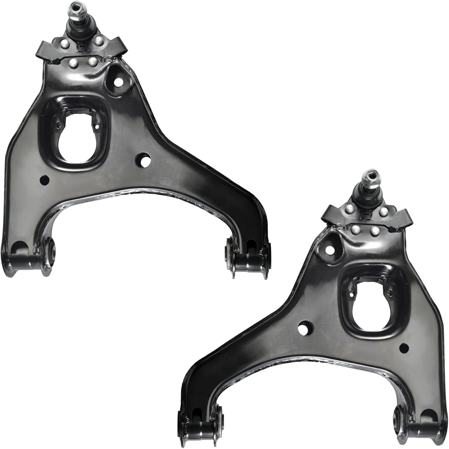 ASTARPRO - 12pc Front End Suspension Kit Replacement for RWD Chevy Silverado GMC Sierra 1500 1999-2006, 4 Control Arms w/Ball Joints 2 Sway Bars 4 Tie Rods 2 Boots 2000 2001 2002 2003 2004 2005