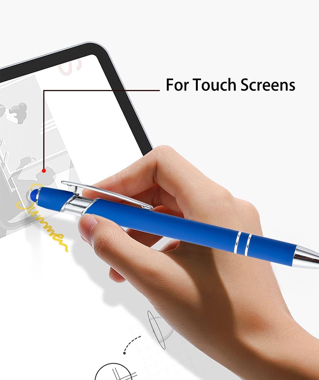 3-Piece Weeding Tool Set for Vinyl - Precision Pin Pen Weeder with Quick Air Release, Touch Screen Pen (Solid Color, 3)