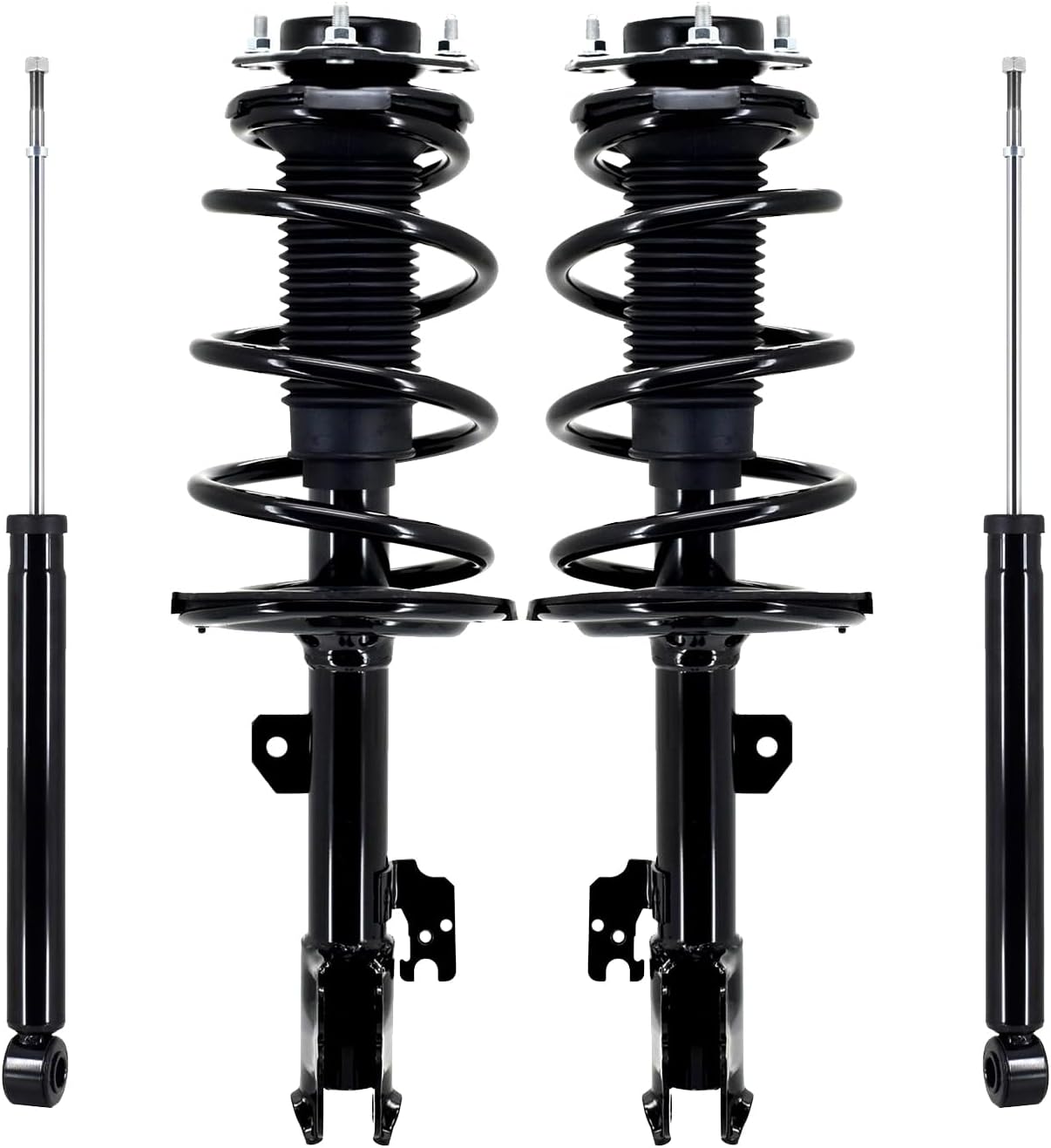 PM Auto Front Quick Complete Strut-Coil Spring-Rear Shock Absorber For 2015-2020 Toyota Sienna FWD SE FWD w/Mobility Auto Access