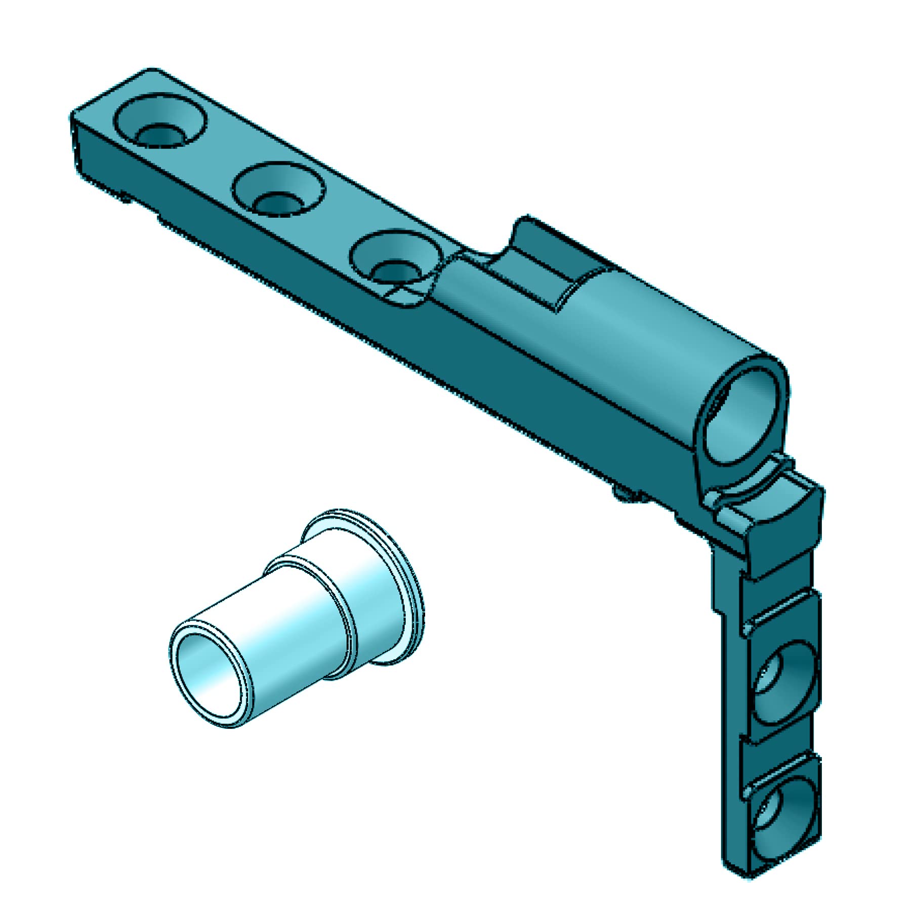Hinge FE-FL001 - Soporte de repuesto para Aubi ángulo angular EW203 de la serie A300 para ventanas de plástico y ventanas de madera