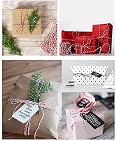 Vista 6 de Cuerda de hilo, cuerda de 328 pies, cuerda blanca y rosa para panaderos, cuerda para manualidades, cuerda para tejer, cuerda de macramé, cuerda