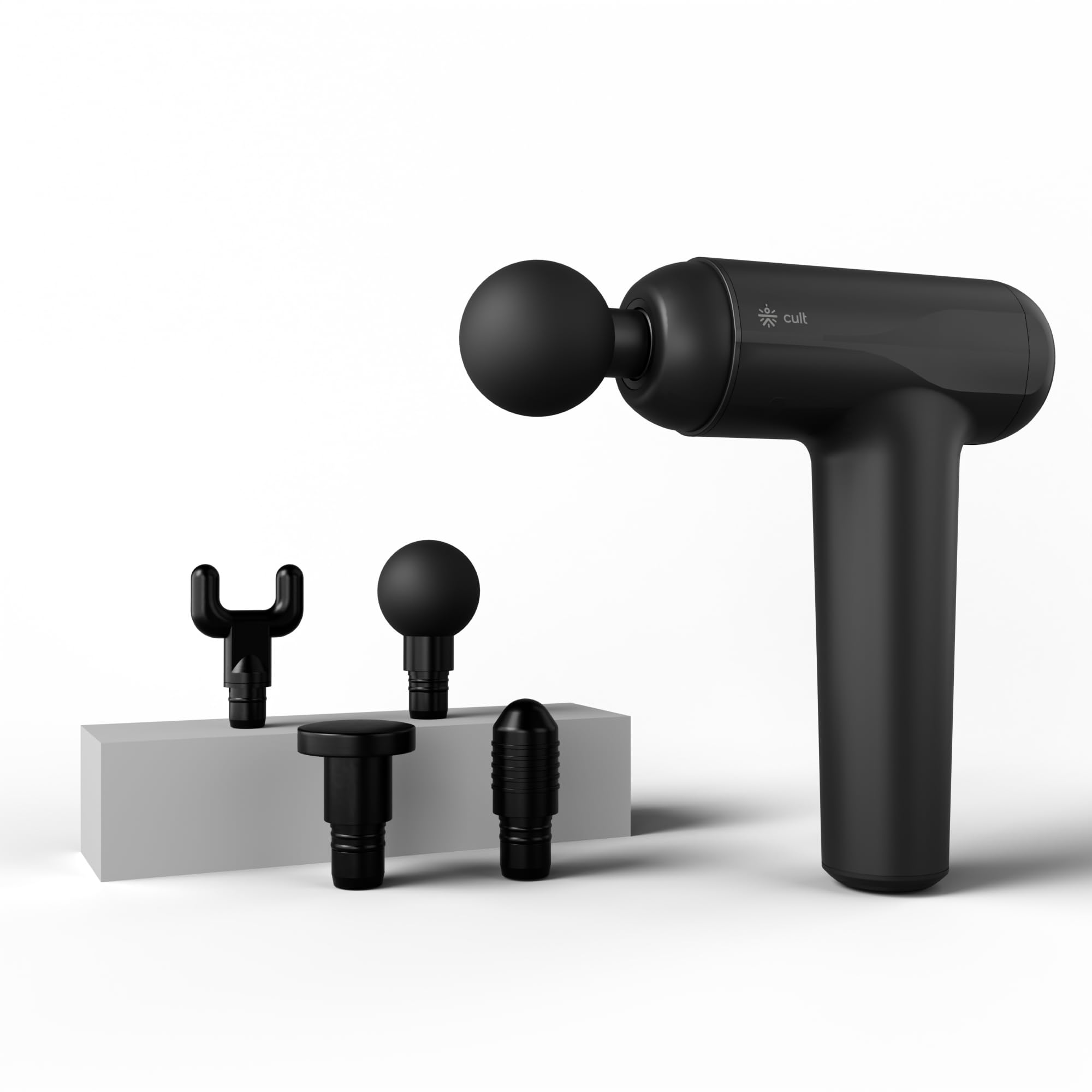 Cult Volt Neo Gun massager Silicone Head, 4000mAh Battery, Pain Relief, Deep Tissue Full Body Gun Massager