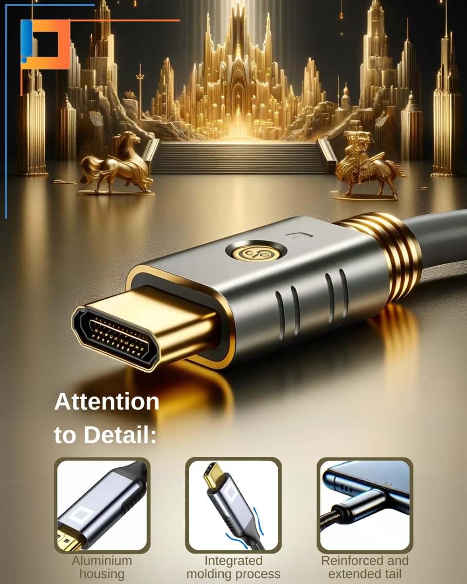 CO2 Cable, HDMI For HDMI 2.1 8K/60Hz, 4K/120Hz, 2K/240Hz - View #5