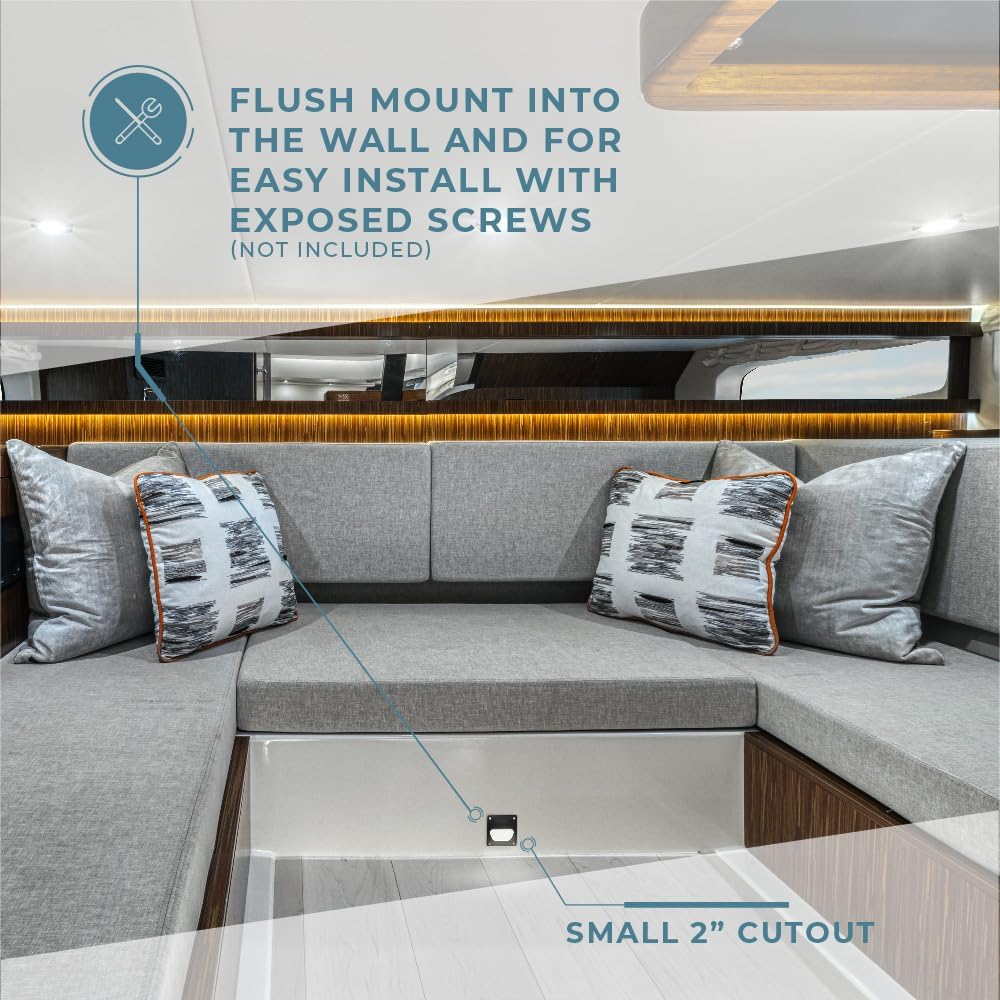 Manufacturers' Select ITC Floor Courtesy Light - RV and Marine Courtesy Lighting (Two Pack)