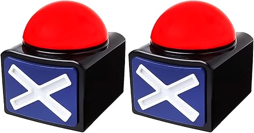 KiViRap Zumbador de respuesta de juego con sonido, zumbador de programa de juegos, zumbador de juego con luces y cuestionario Got Talent Buzzer, disponible en Yaxa Costa Rica