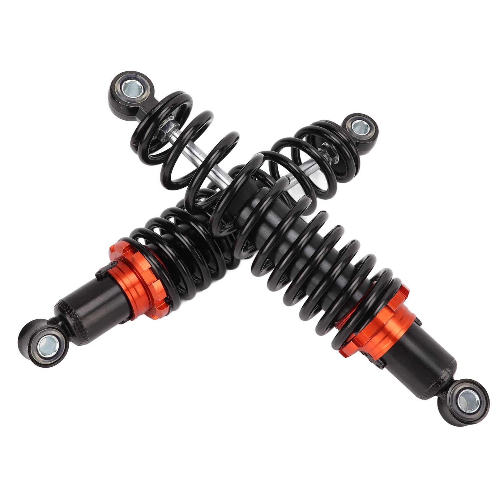 Ammortizzatore universale per moto, ammortizzatori posteriori in acciaio inossidabile, ammortizzatore elettromobile per bici elettrica da 27 cm/10,63 pollici con cappuccio in