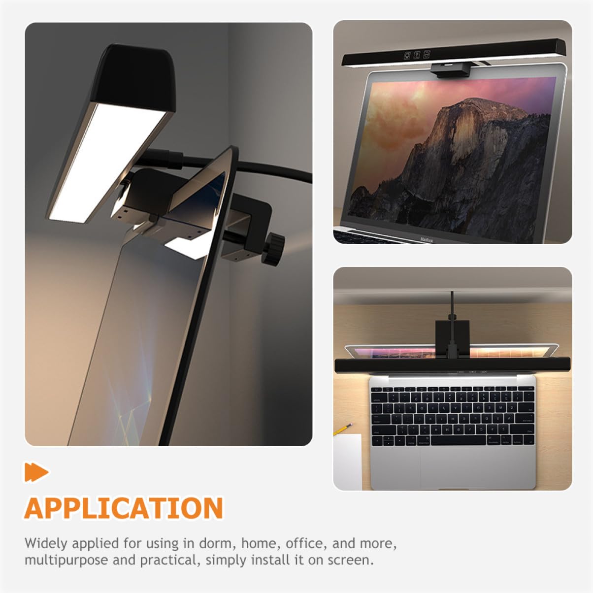 Barre Lumineuse D’écran D’ordinateur Noire USB 5v 5w