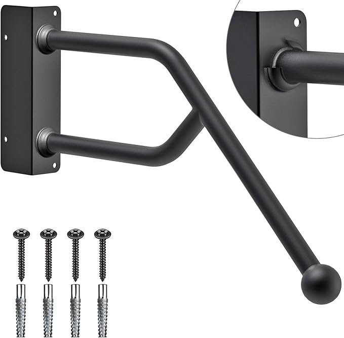 SELEWARE Heavy Duty Handrail JambMount Handrail for 13 Steps Fully