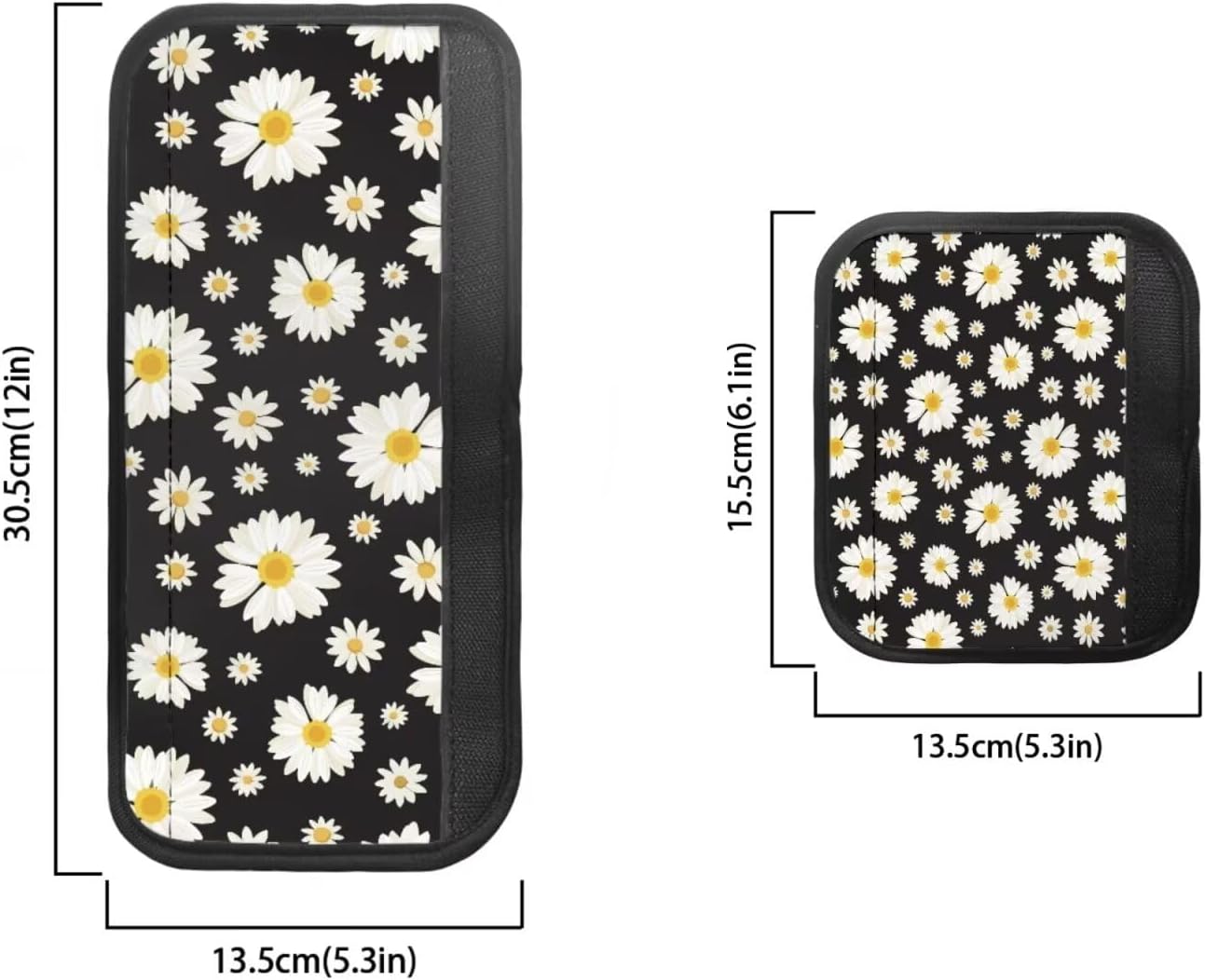 6Pcs Refrigerator Door Handle Covers, Daisy Handle Covers for Refrigerator, Blue Floral Appliance Handle for Fridge Microwave Stove Dishwasher