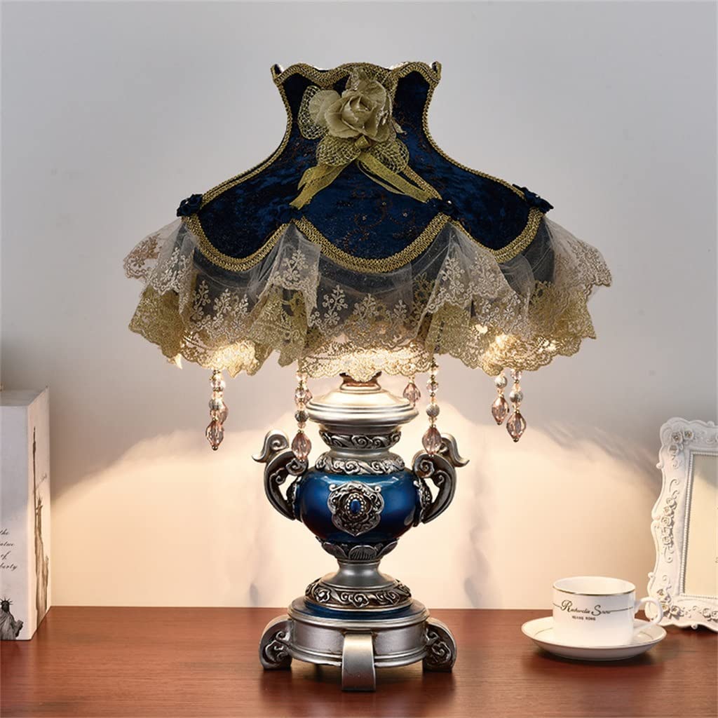 Lámpara de Escritorio Artesanal de Resina, iluminación Decorativa para mesita de Noche, Hotel, Pasillo, decoración de Bodas, luz Nocturna