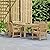 Amazonia Pennsylvania 7-Piece Outdoor Rectangular Dining Table Set | Certified Teak | Ideal for Patio and Indoors, Light Brown