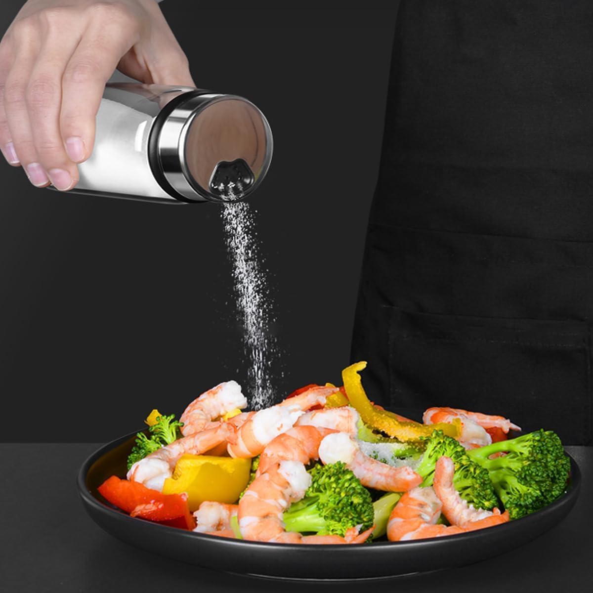 Zout- en peperstrooiers met verstelbare gietgaten – perfecte dispenser voor je zouten Zout- en peperstrooiers met verstelbare gietgaten – perfecte dispenser voor je zouten