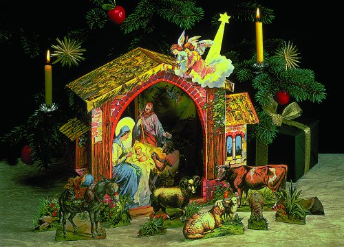 Schreiber - Bogen Large Christmas Crib Card Model