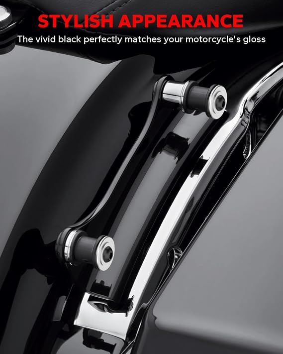 Amazicha Vivid Black 4 Point Docking Hardware Kit Compatible for Harley Davidson Touring Street Glide Electra Glide Road King Road Glide 2014 2015 2016 2017 2018 2019 2020 2021 2022 2023 2024