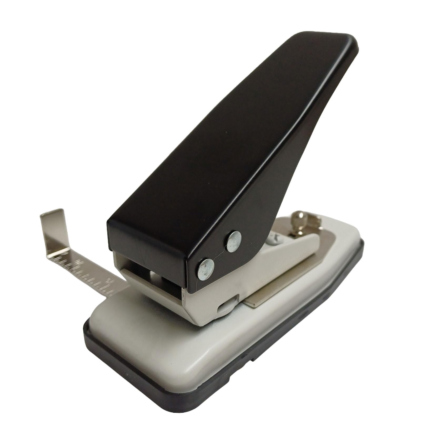 Euro Slot Hole Punch, 32mm Precision Puncher for Plastic Cards, Film, Paper and Packaging, Adjustable Guide (M1)