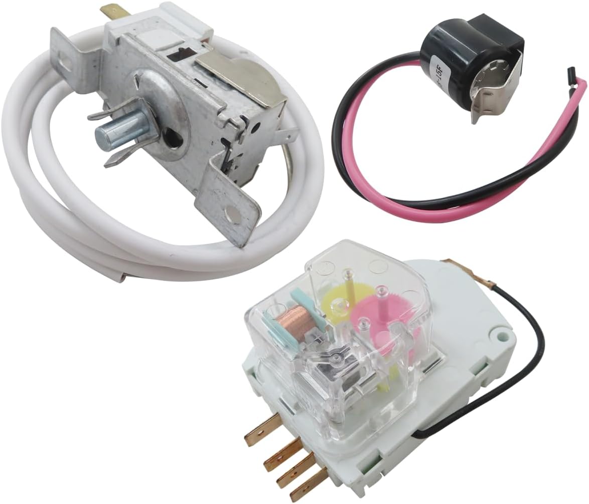 2198202 W10822278 W10225581 Defrost Kit Compatible Replacement Parts Perfect Fit for Refrigerators and Freezers Efficient Defrosting Solution Lasting Appliance Accessories