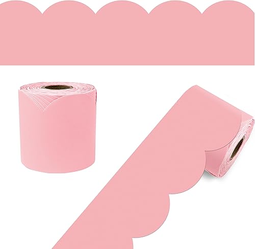 Miniatura 48 de Carson Dellosa 65 pies de bordes para tablón de anuncios verde lima, 1 rollo de borde festoneado para pizarra rodante, corcho y cartulina, Día