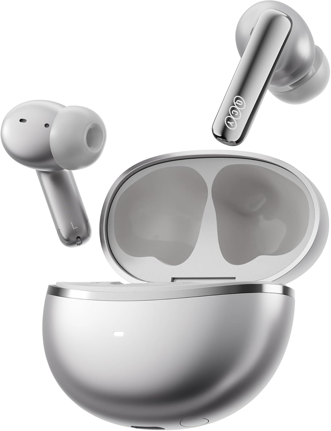 QCY MeloBuds N70 Aadptive Hybrid Active Noise Cancelling Wireless Earbuds, Bluetooth 6.0 with 6 Mics Clear Call, LDAC Hi-Res Audio, 50H Playtime, Wireless Charging, IPX5 Waterproof QCY MeloBuds N70 Aadptive Hybrid Active Noise Cancelling Wireless Earbuds, Bluetooth 6.0 with 6 Mics Clear Call, LDAC Hi-Res Audio, 50H Playtime, Wireless Charging, IPX5 Waterproof