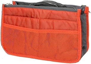 JAPP Nylon The Creative India Women Travel Insert Organizer Handbag Purse Large Liner Lady Makeup Cosmetic Bag Travelling Bag (Colour May Vary)