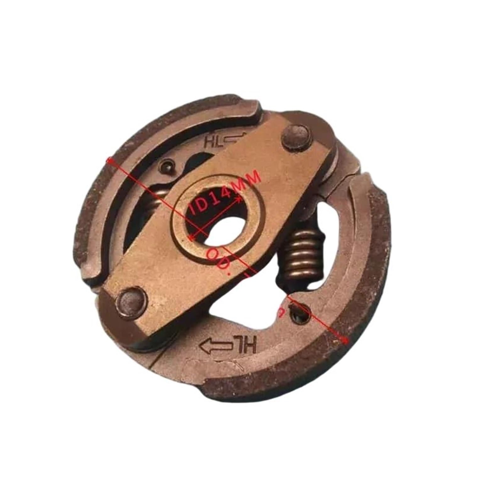 For 48f 49cc 52cc 6cc 2 Stroke Earth Auger Driller Holder & Spring Od 75mm 1e48f Clutch Assembly Springs(Type B)