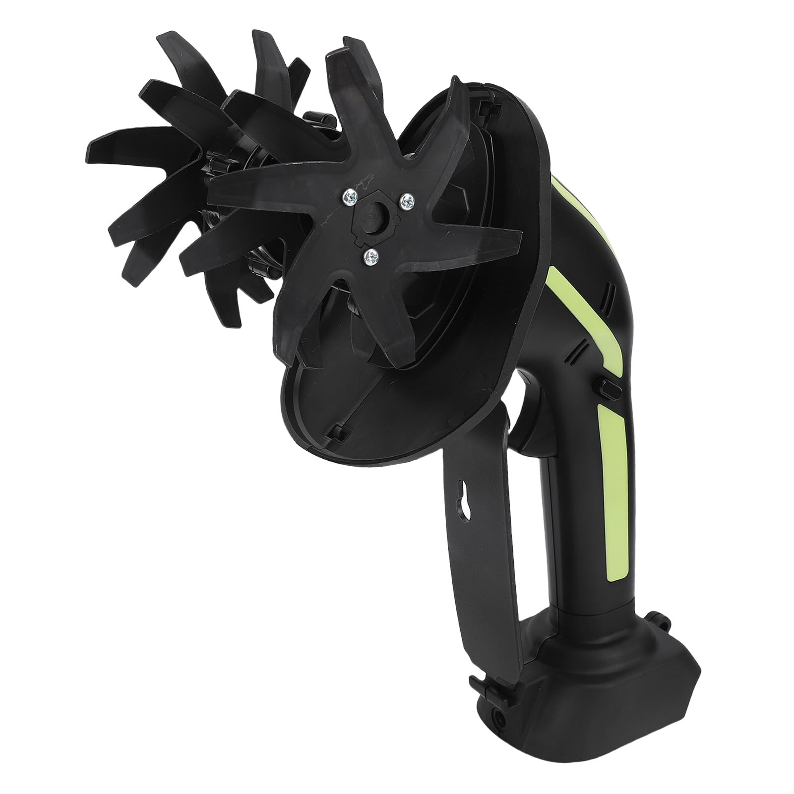 Aramox Motoazada de Jardín Mini Cultivador Inalámbrico ABS Acero Al Manganeso 235 RPM 4 Pulgadas de Ancho 4 Pulgadas de Profundidad para Aflojar el Suelo Desmalezar en Jardines Camas de Jardín