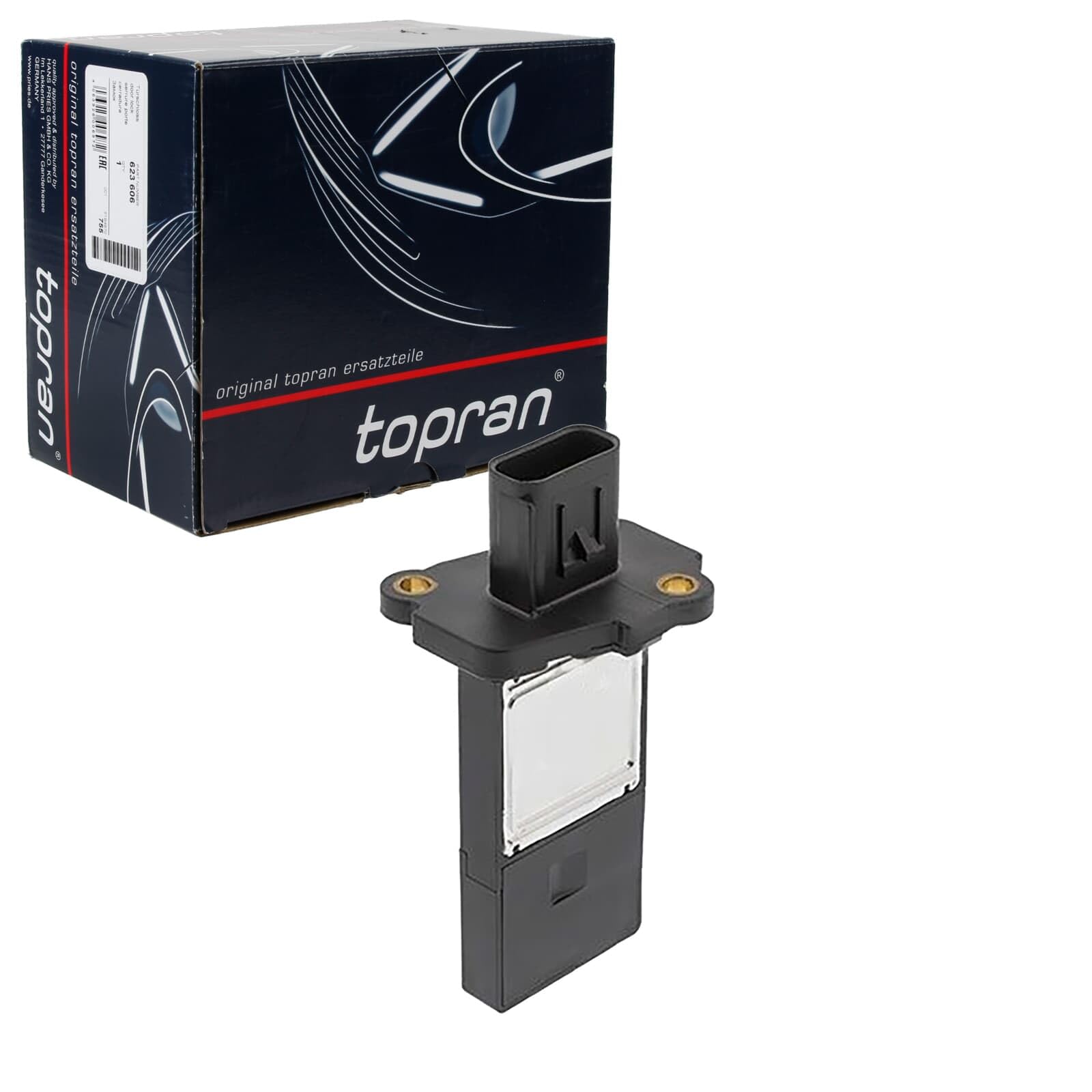 TOPRAN Debimetro Aria, Sensore Massa Aria Numero di contatti a spina: 4 senza alloggiamento 302 802 Compatibilità con PEUGEOT BOXER Furgonato, FIAT Ducato Van 250, 290, CITROËN JUMPER Furgonato, FORD