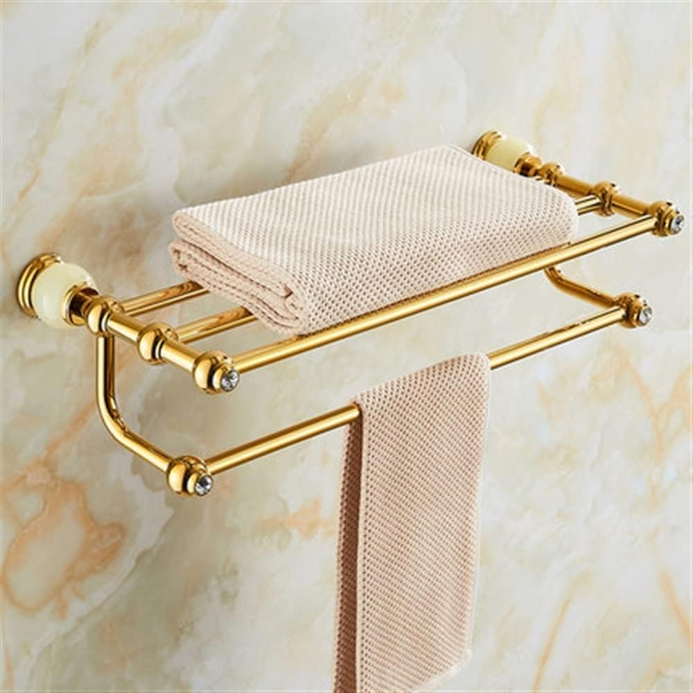 Towel Rails, Towel Rack Brass Bath & Jade Towel Rack/Bar, Towel Shelf Towel Bathroom Hardware
