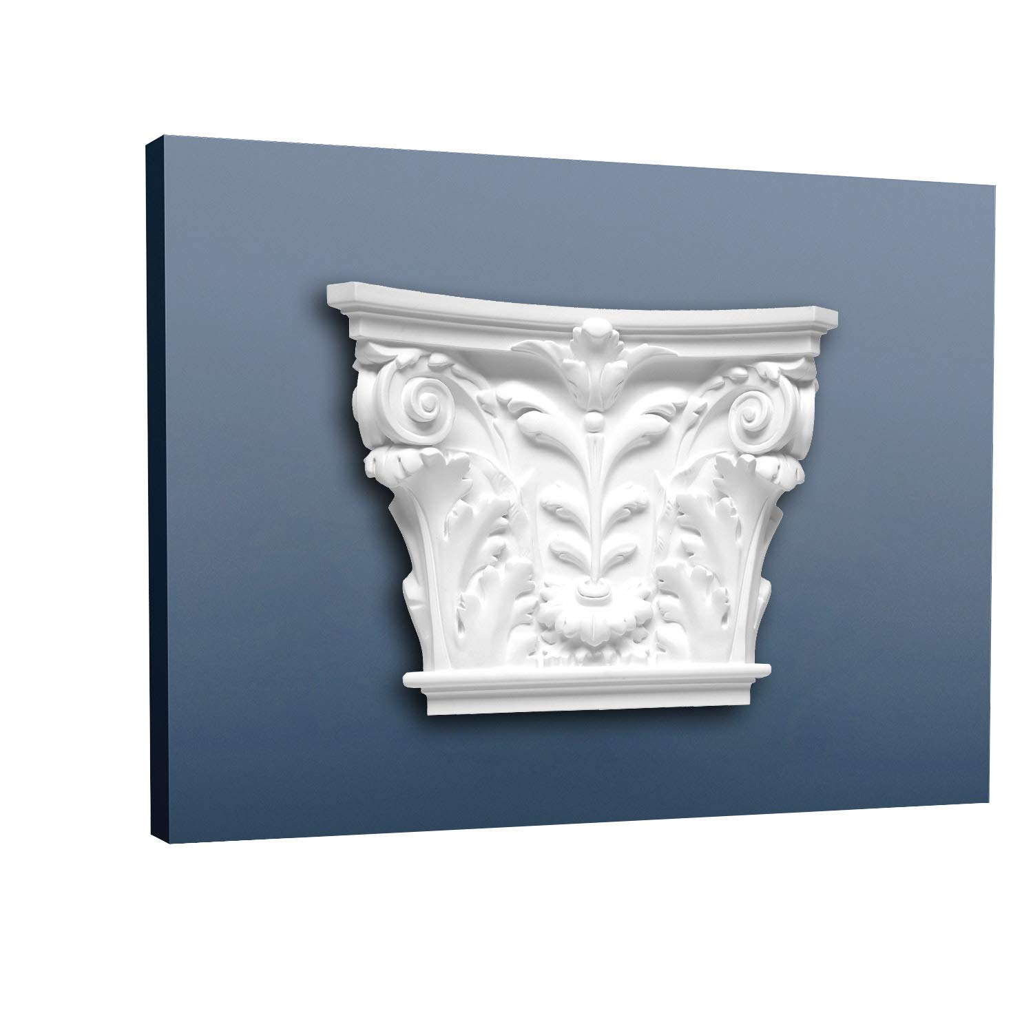 Chapiteau de pilastre K251 Orac ornement mural moulure polyurethane 42.5cm