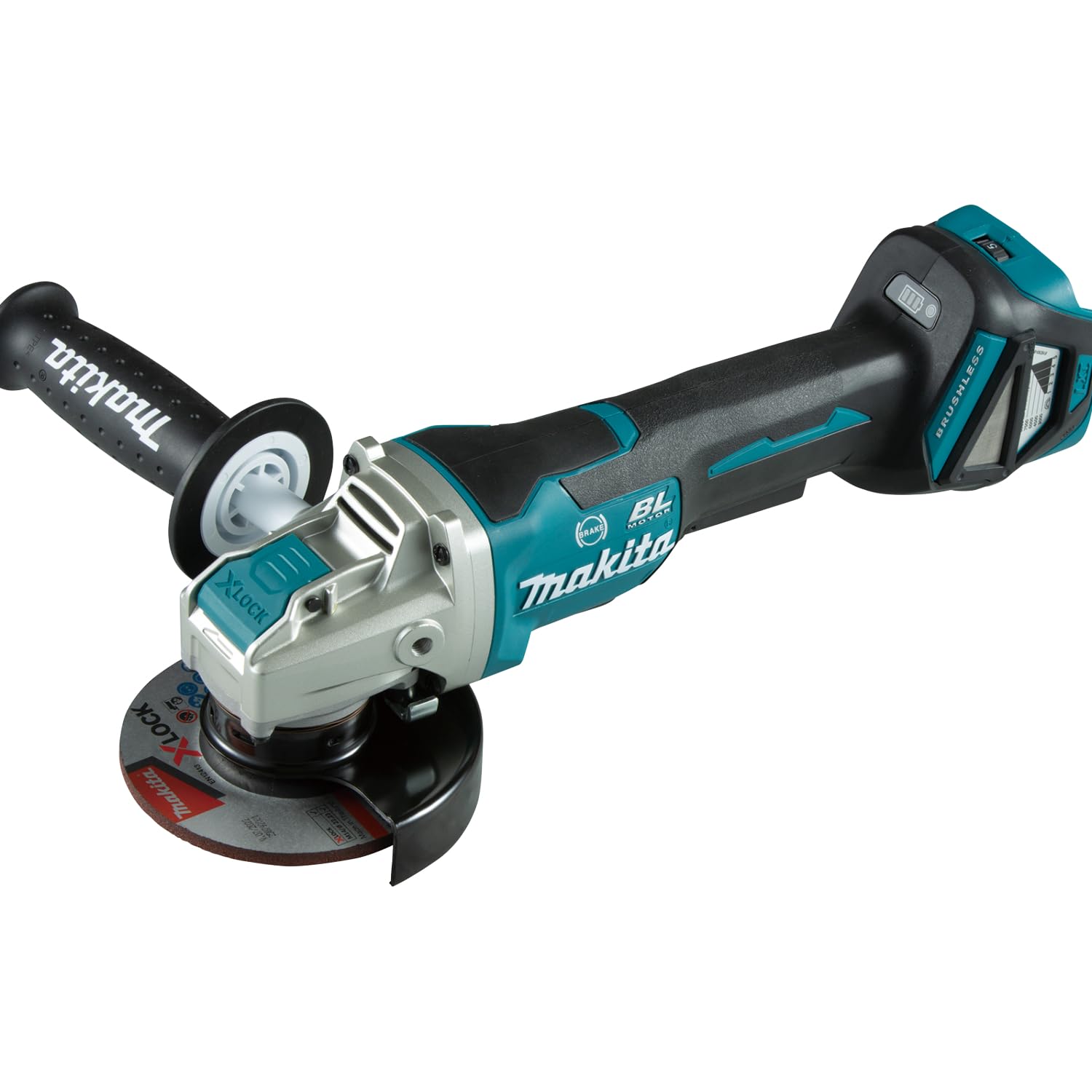 Makita Dga469 18V Lxt Cordless Brushless X Lock Angle Grinder 115Mm